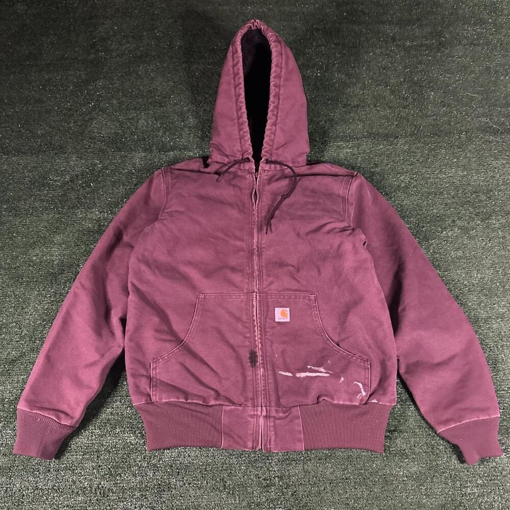 Carhartt Burgundy and Purple Jacket